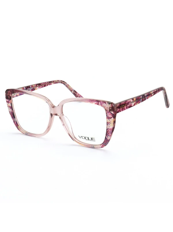 Armação de Óculos Quadrada VO5413 Floral
