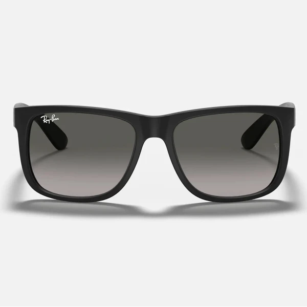 Óculos de Sol Justin Preto Fosco e Lente Preta RB4165