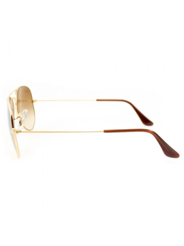 Óculos de Sol Aviador Marrom Degrade