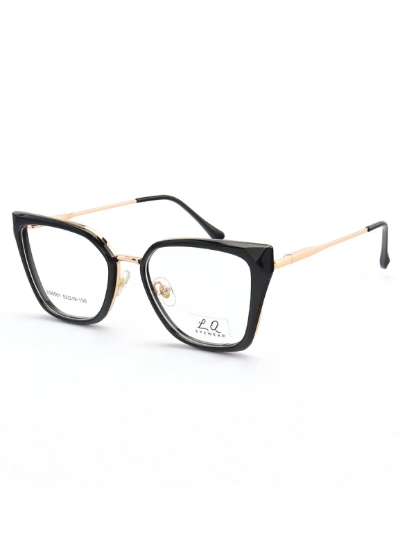 Armação de Óculos Quadrado LQ5501 Preto