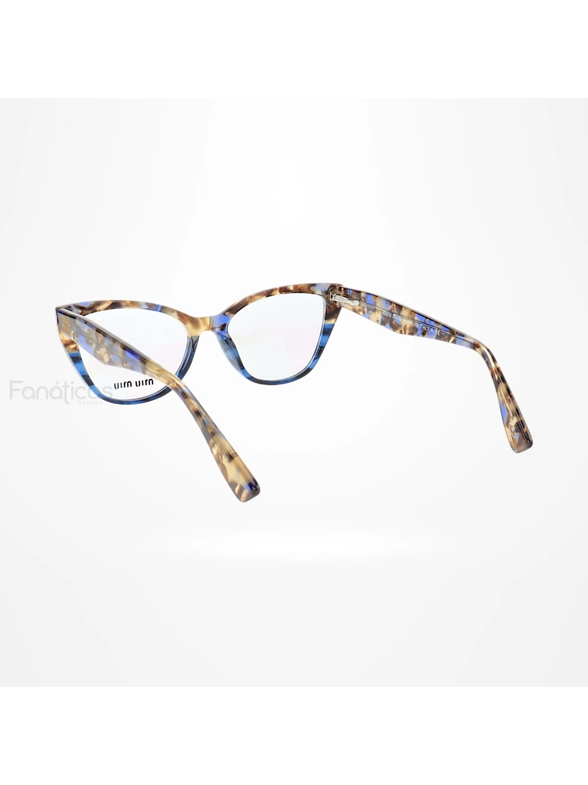 Armação de Óculos Gatinho VMV02UV Azul Tartaruga