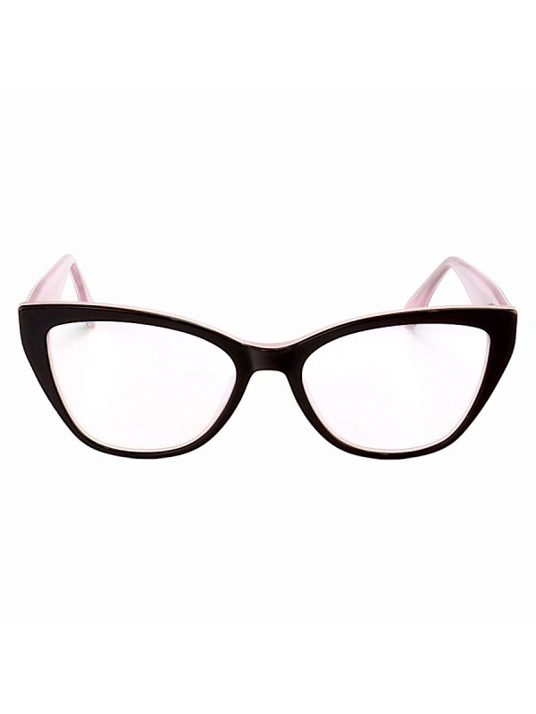 Armação de Óculos Gatinho VMV02UV Preto e Rosa