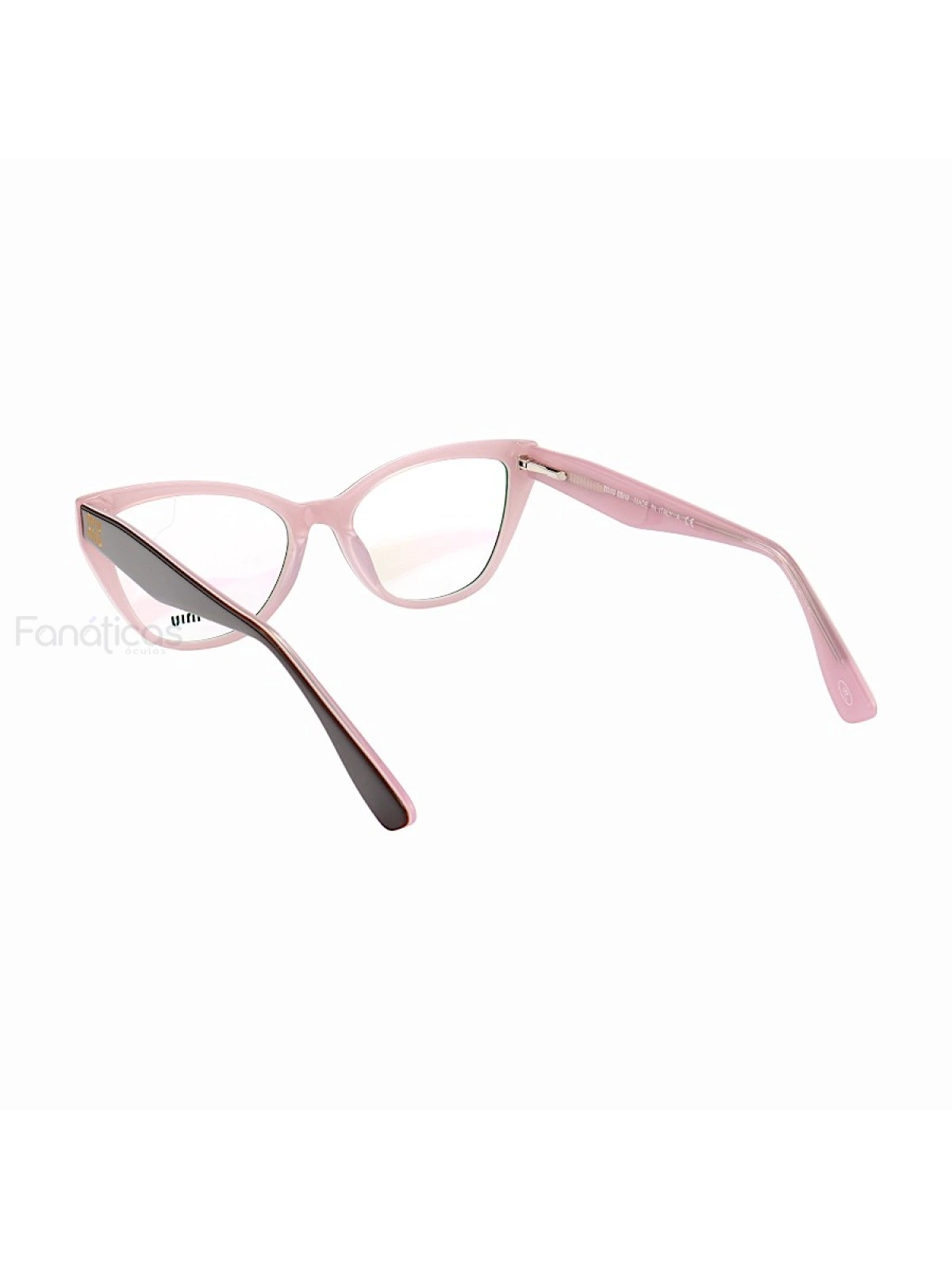 Armação de Óculos Gatinho VMV02UV Preto e Rosa