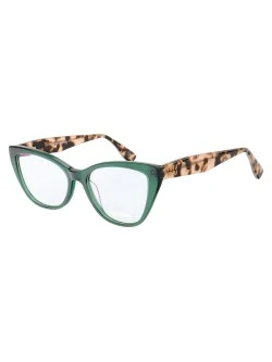 Armação de Óculos Gatinho VMV02UV Verde e Tartaruga