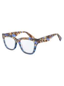 Armação de Óculos Gatinho VMV03UV Azul Tartaruga