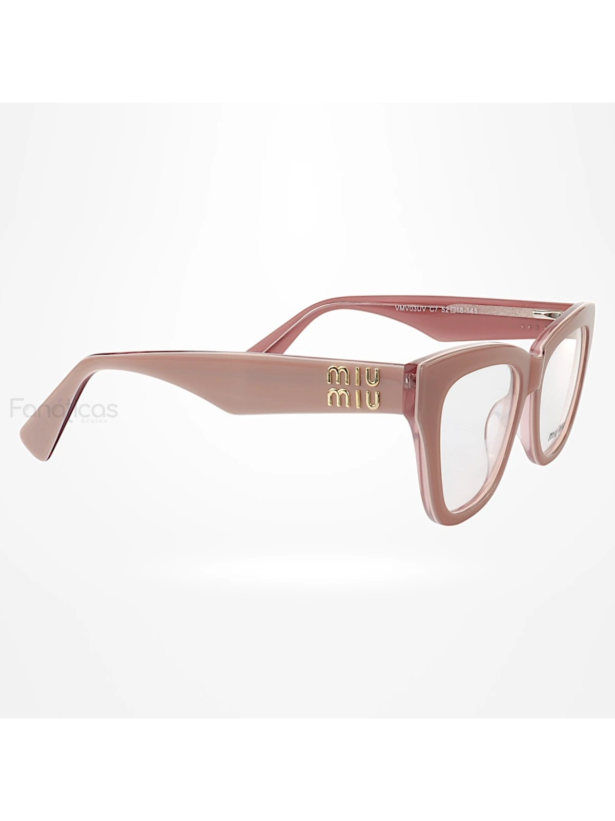 Armação de Óculos Gatinho VMV03UV Rose