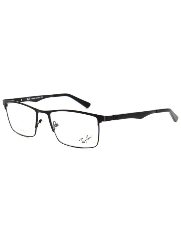 Armação de Óculos Masculina FN9127 Metal Titanium Preto