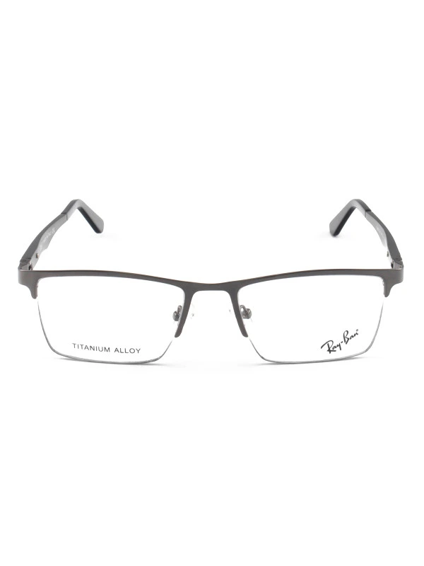 Armacao de Óculos Masculina Meio Aro FN9128 Grafite