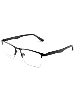 Armação de Óculos Masculina Meio Aro FN9128 Preto