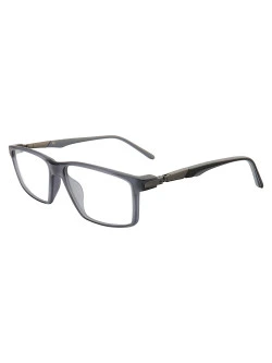 Armação de Óculos Masculina Retangular Molas 180 C10 GZ9141 Cinza