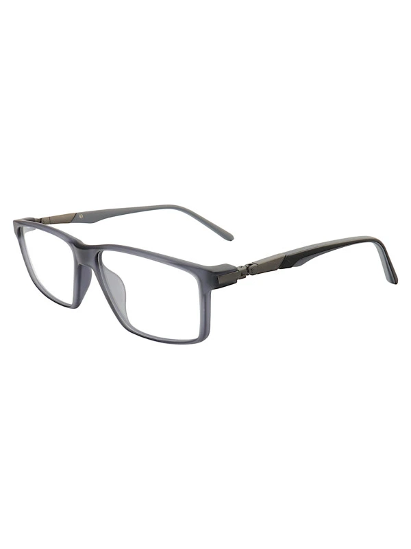 Armação de Óculos Masculina Retangular Molas 180 C10 GZ9141 Cinza