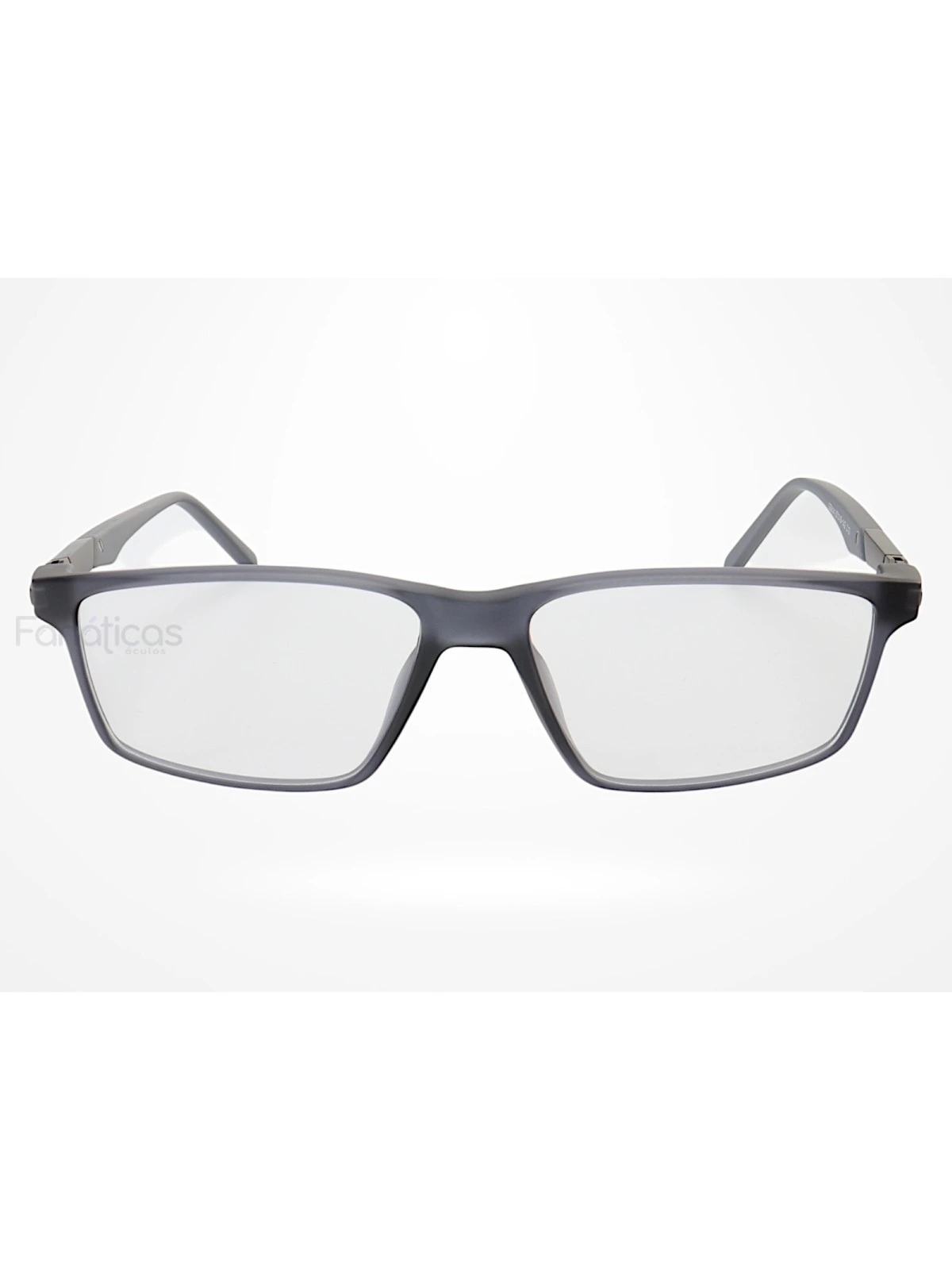 Armação de Óculos Masculina Retangular Molas 180 C10 GZ9141 Cinza