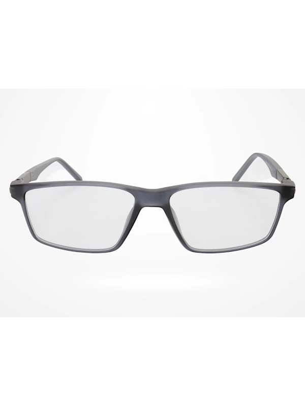 Armação de Óculos Masculina Retangular Molas 180 C10 GZ9141 Cinza