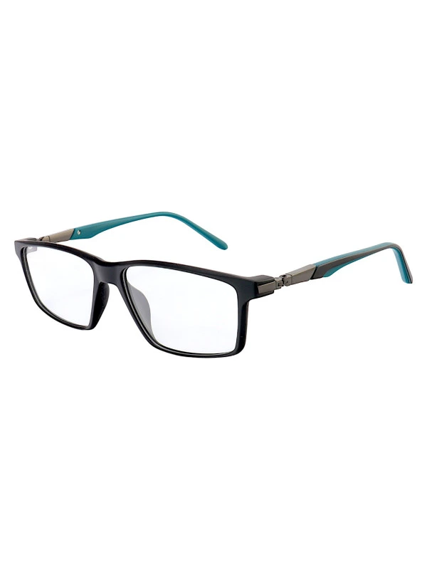 Armação de Óculos Masculina Retangular Molas 180 C9 GZ9141 Preto Verde