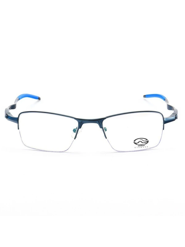 Armação de Óculos Meio Aro Evade OX3208 Todo Azul