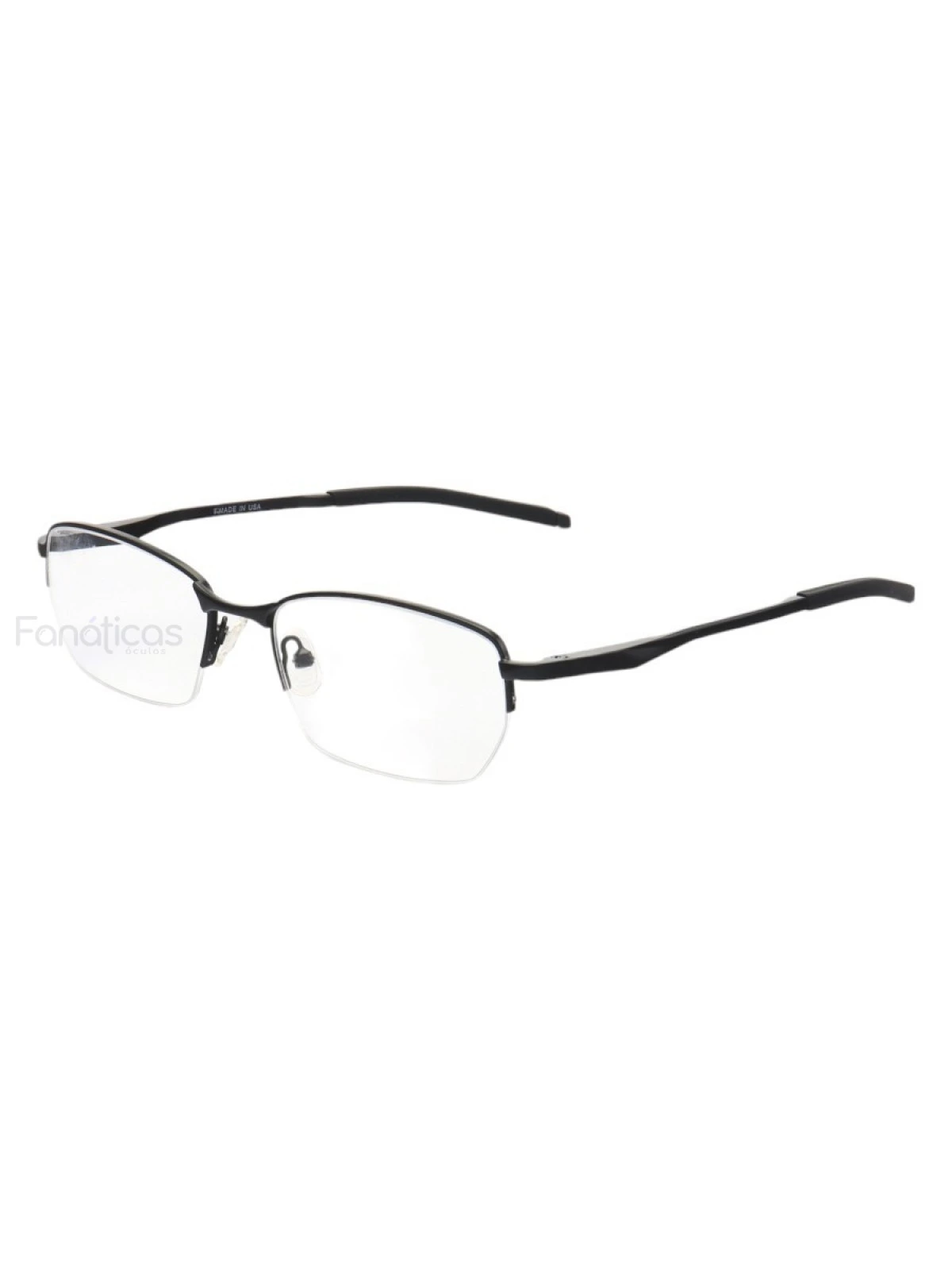 Armação de Óculos Meio Aro Kang OX7031 Preto