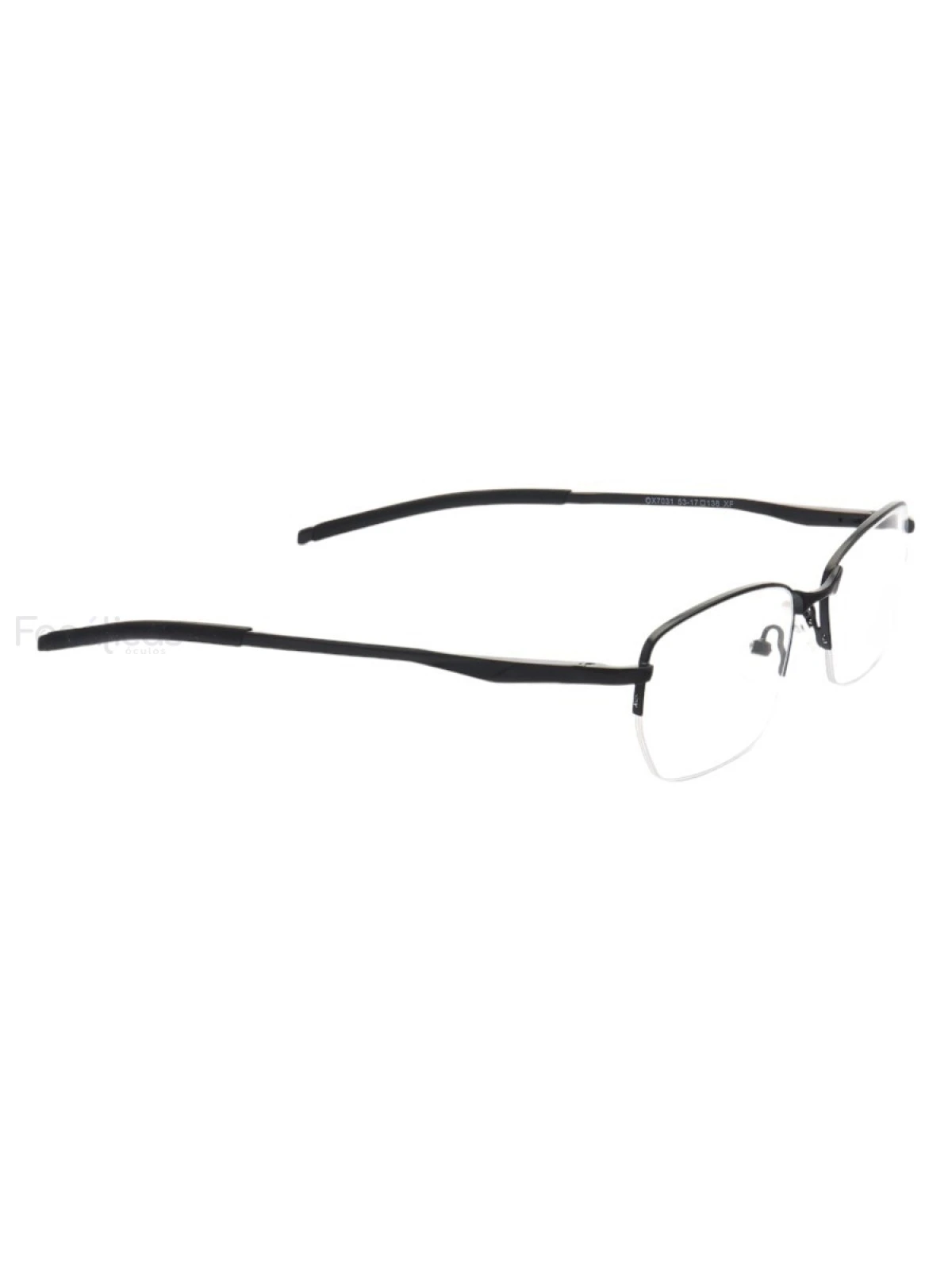 Armação de Óculos Meio Aro Kang OX7031 Preto