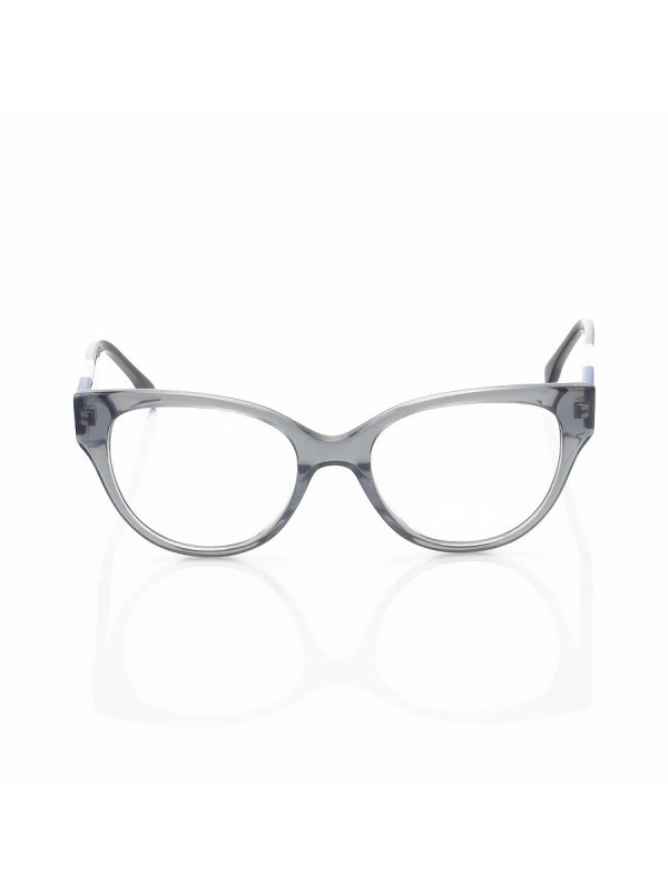 Armação de Óculos Oval FD3260 Cinza e Azul