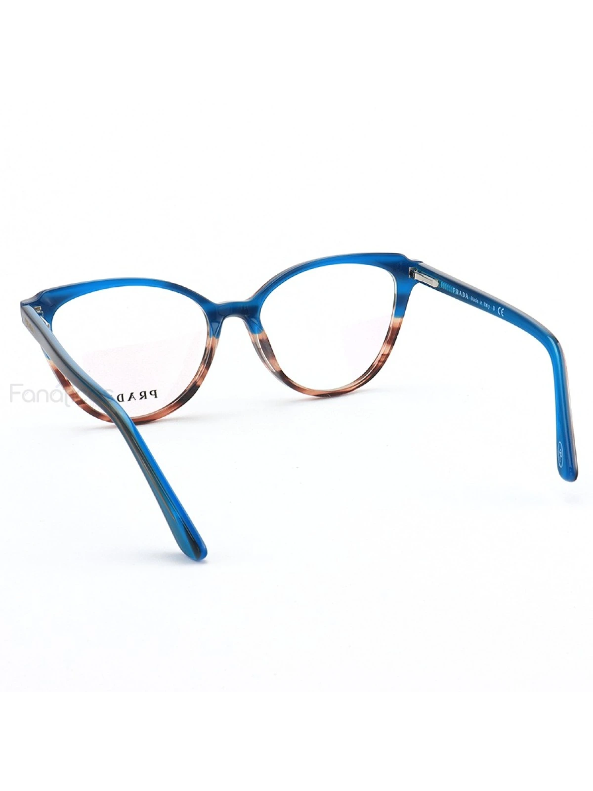 Armação de Óculos Oval PD5377 Azul Degrade