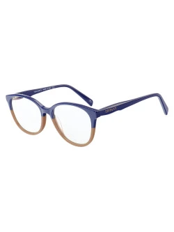 Armação de Óculos Oval TF2175 Azul e Nude