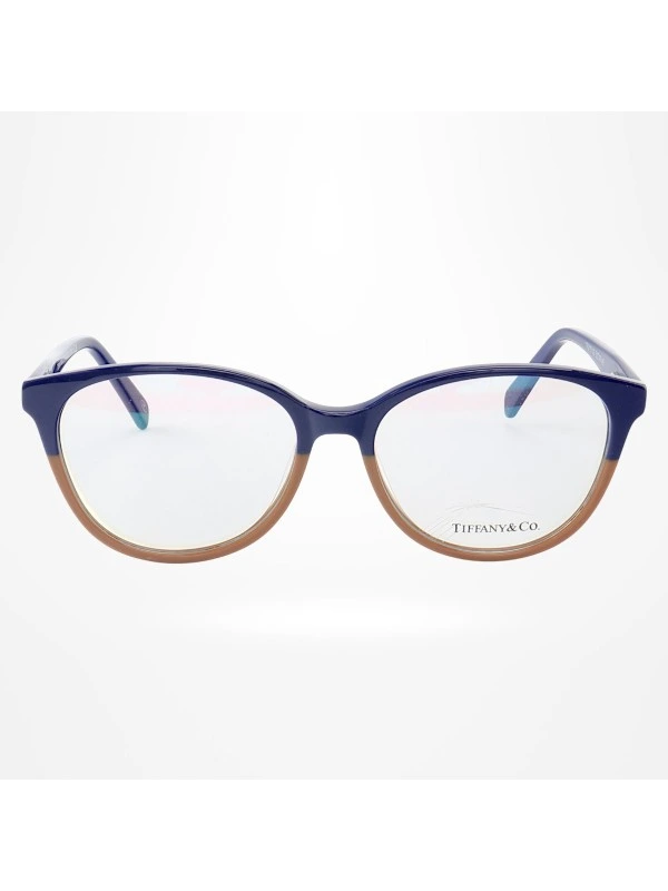 Armação de Óculos Oval TF2175 Azul e Nude