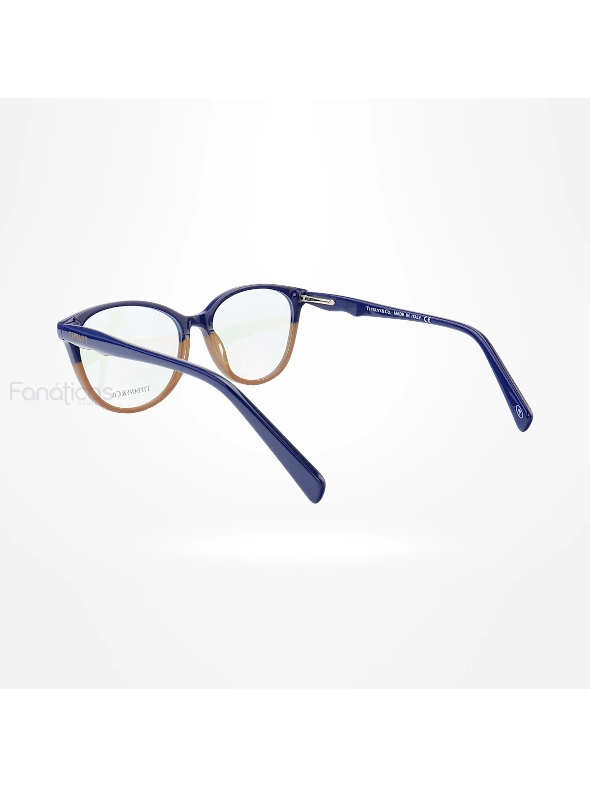 Armação de Óculos Oval TF2175 Azul e Nude