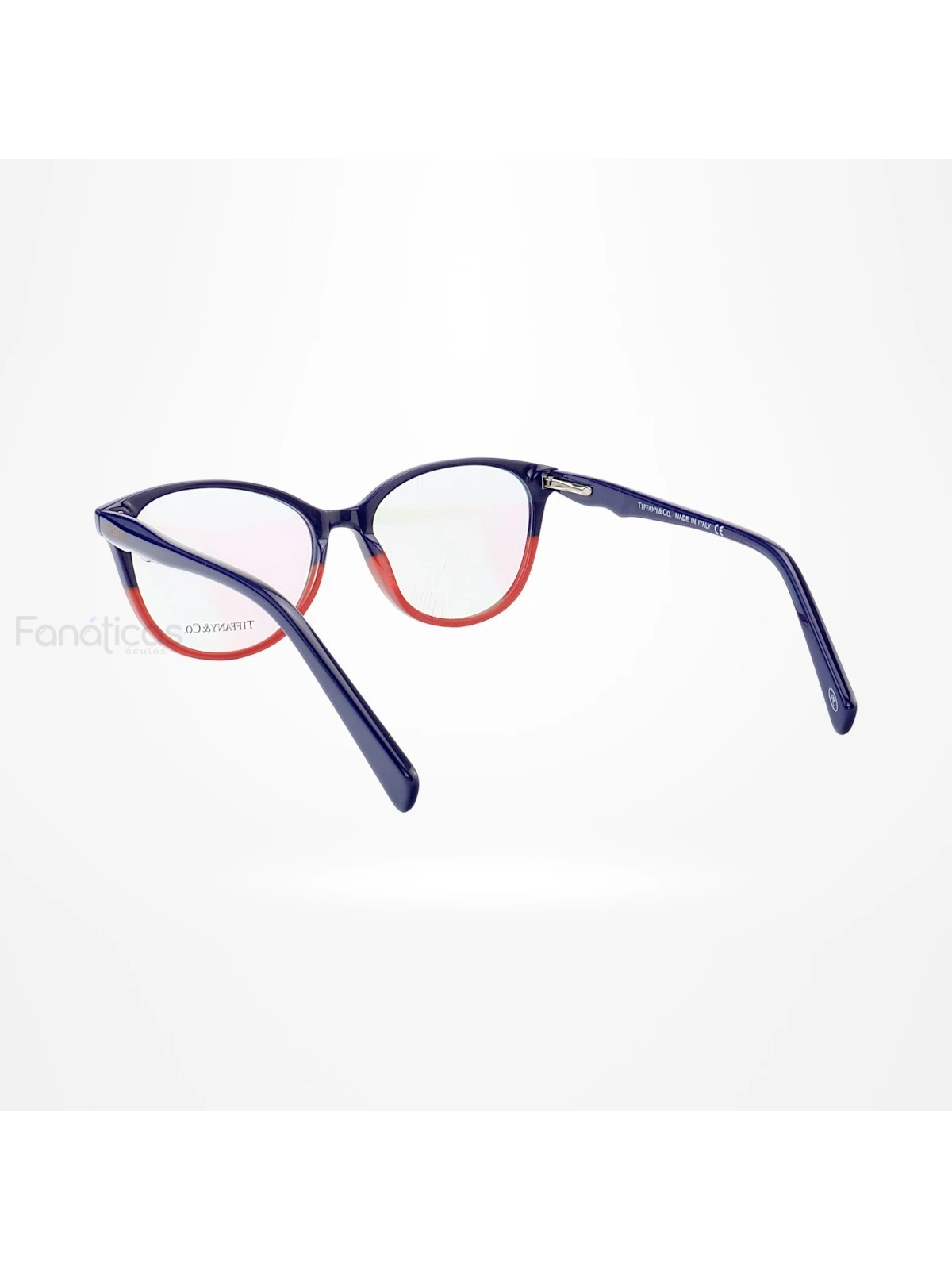 Armação de Óculos Oval TF2175 Azul e Vermelho