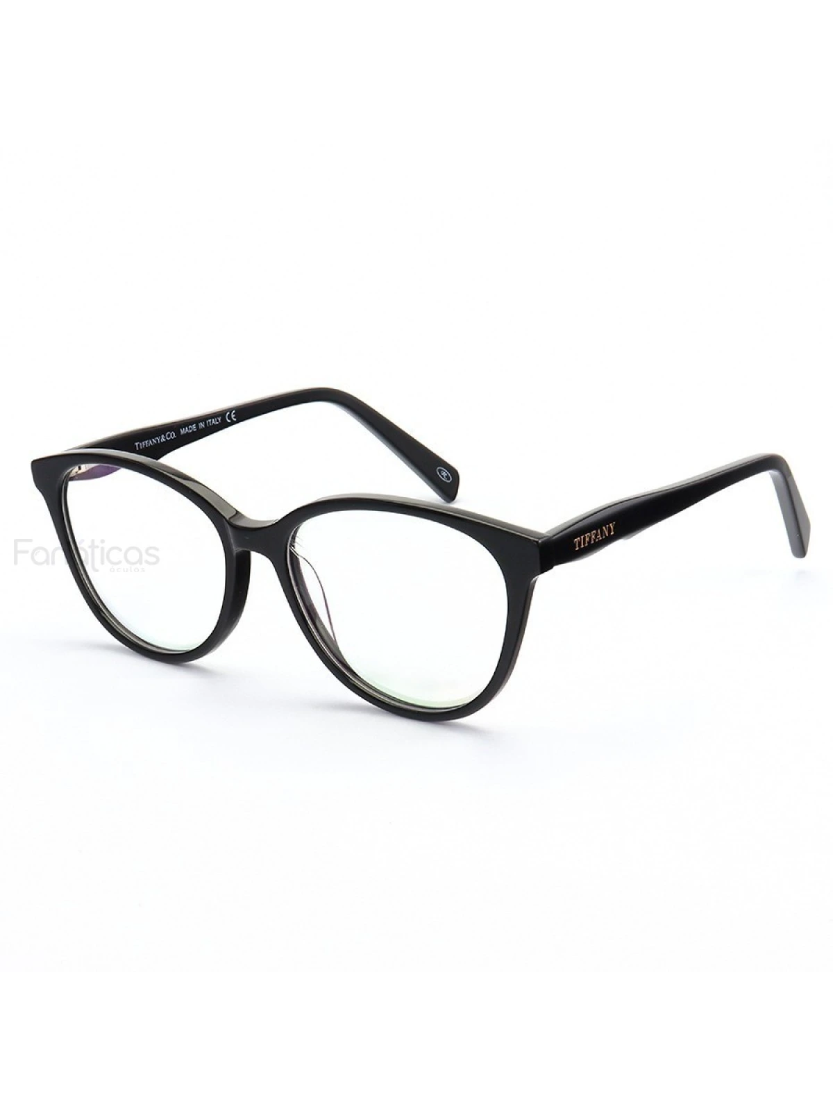 Armação de Óculos Oval TF2175 Preto