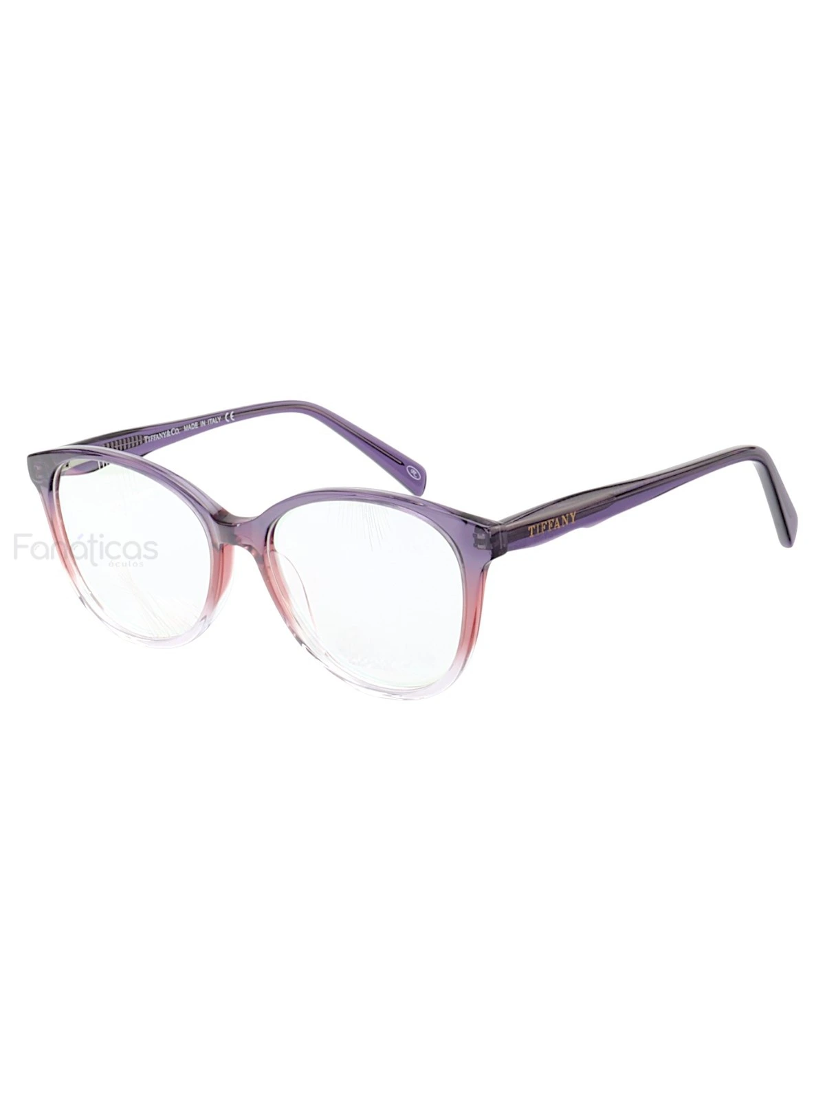 Armação de Óculos Oval TF2175 Roxo Degrade