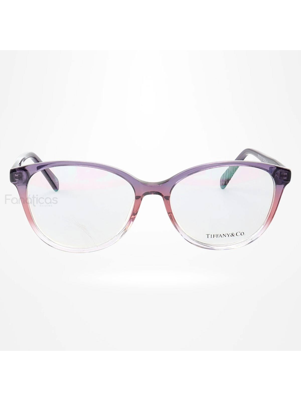 Armação de Óculos Oval TF2175 Roxo Degrade