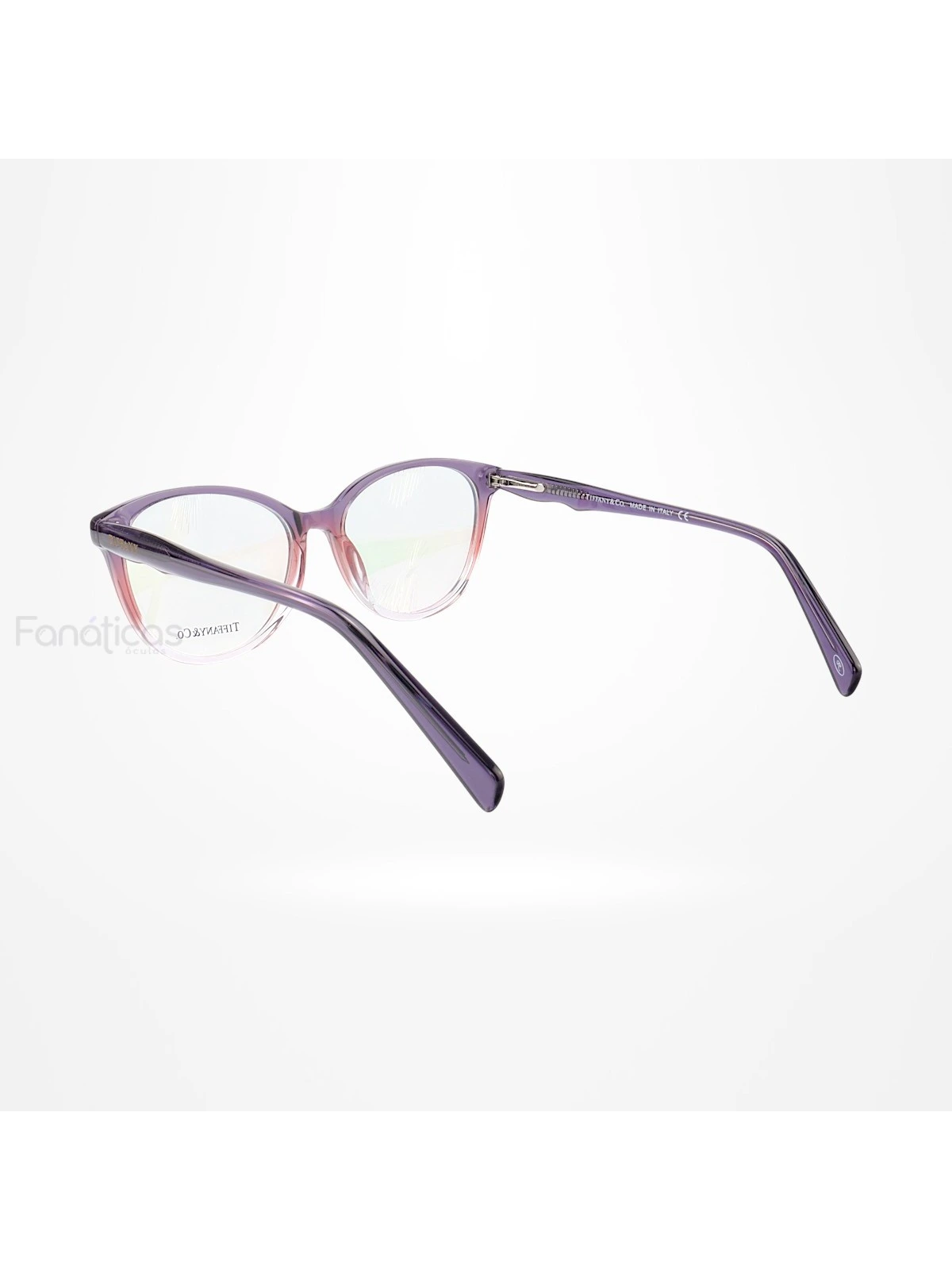 Armação de Óculos Oval TF2175 Roxo Degrade