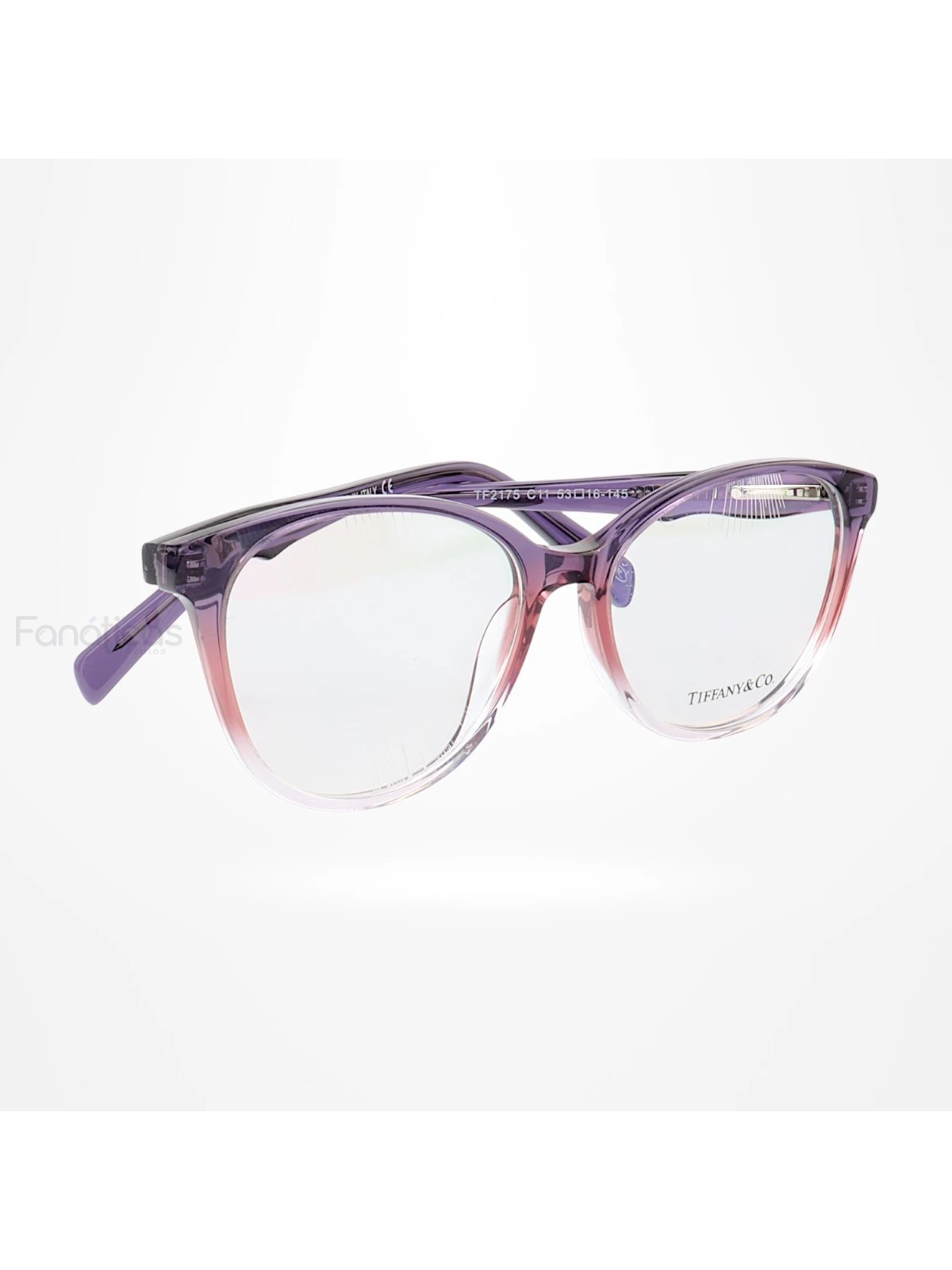 Armação de Óculos Oval TF2175 Roxo Degrade