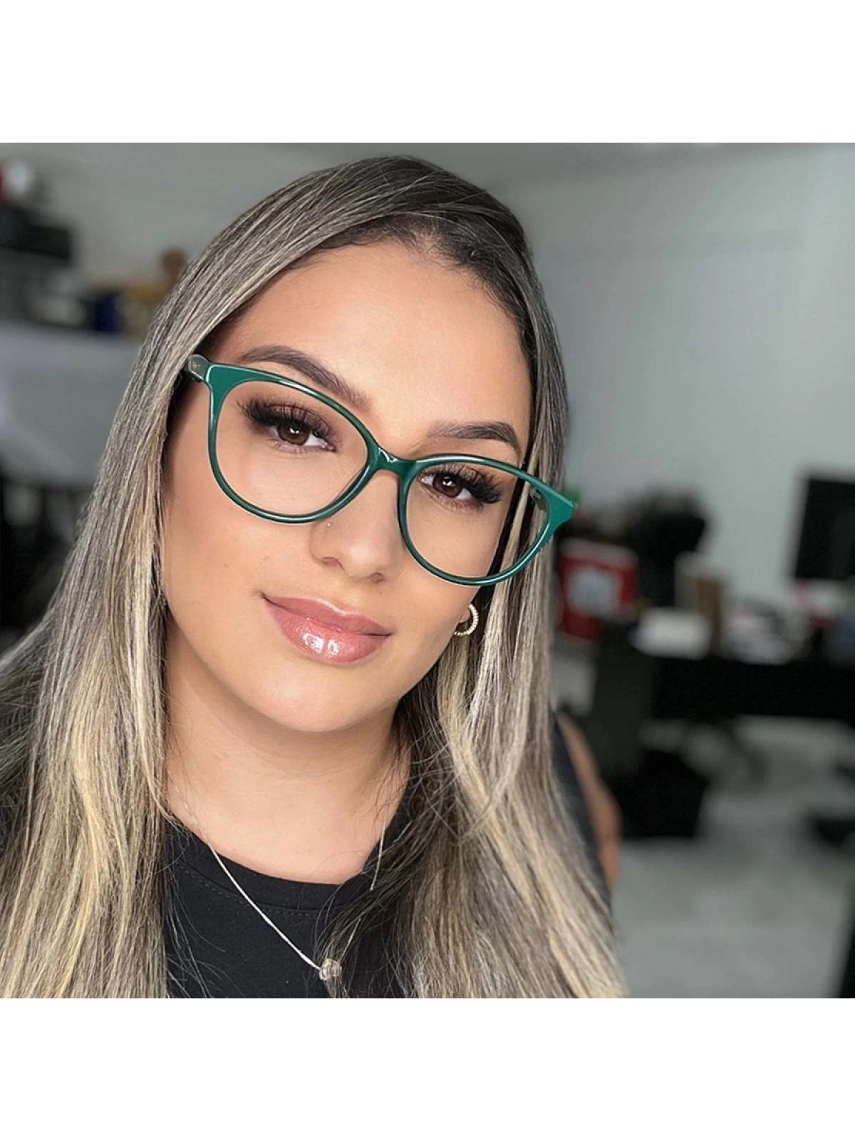 Armação de Óculos Oval TF2175 Verde