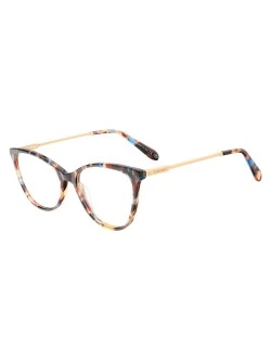 Armação de Óculos Oval TF2668 Azul Tartaruga