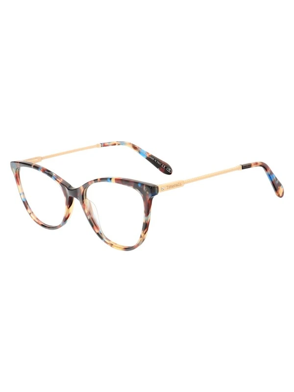 Armação de Óculos Oval TF2668 Azul Tartaruga