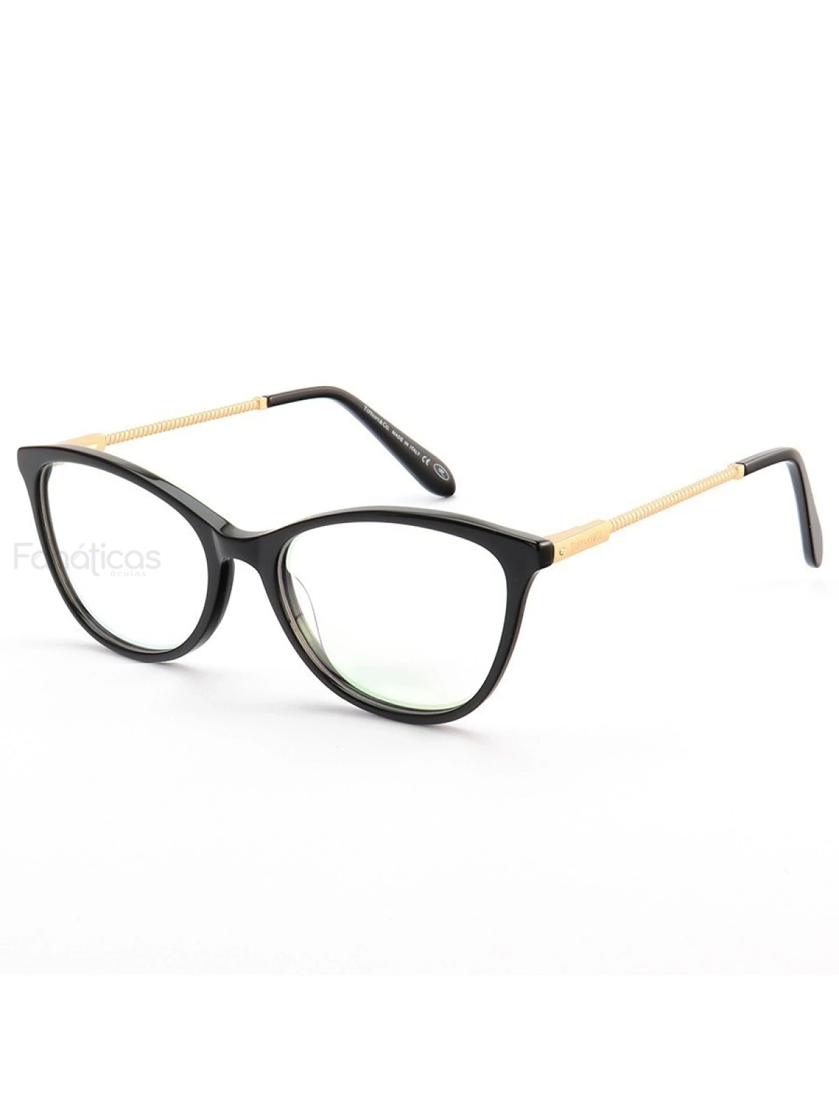 Armação de Óculos Oval TF2668 Preto