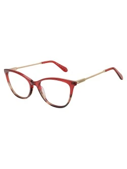 Armação de Óculos Oval TF2668 Vermelho Degrade