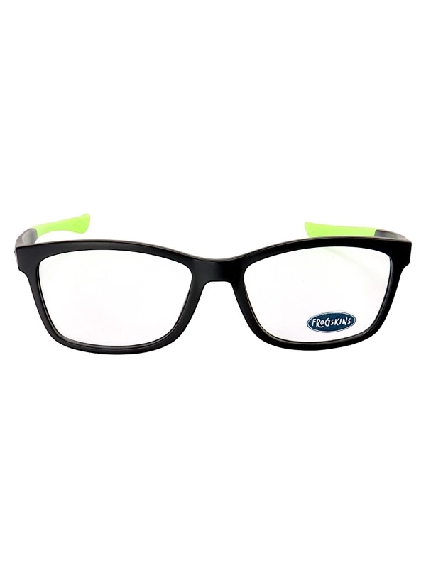 Armação de Óculos Quadrada 8129 Acetato Preto e Verde Masculina