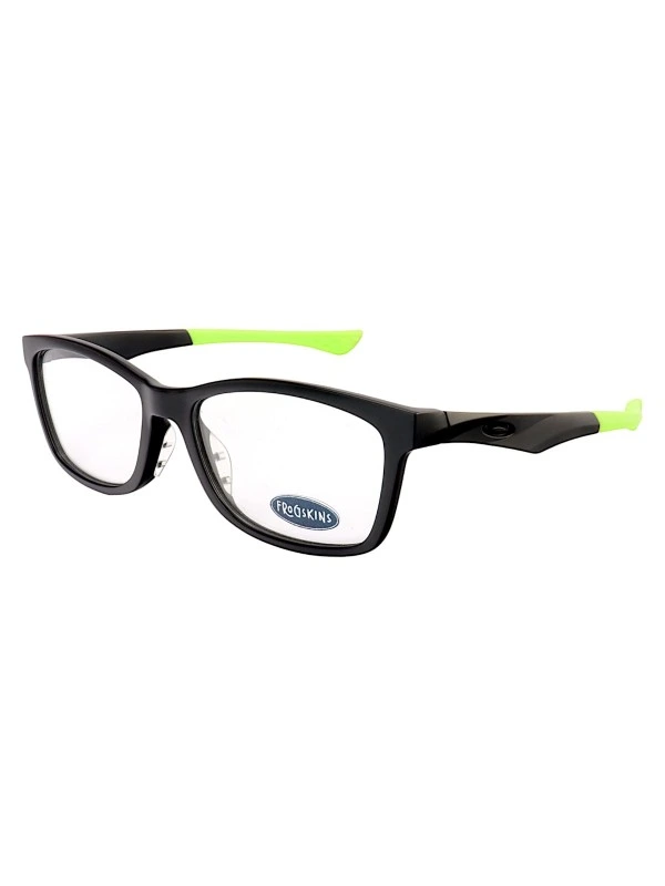 Armação de Óculos Quadrada 8129 Acetato Preto e Verde Masculina