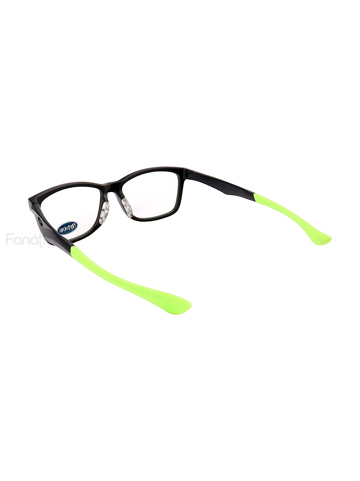 Armação de Óculos Quadrada 8129 Acetato Preto e Verde Masculina