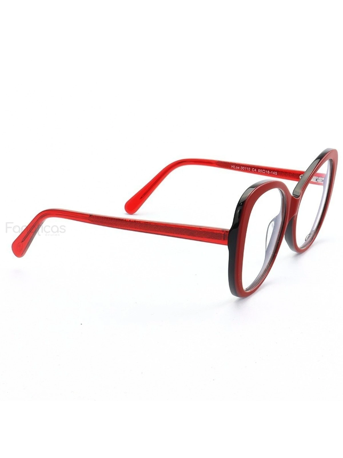 Armação de Óculos Quadrada CL00110 Bordo