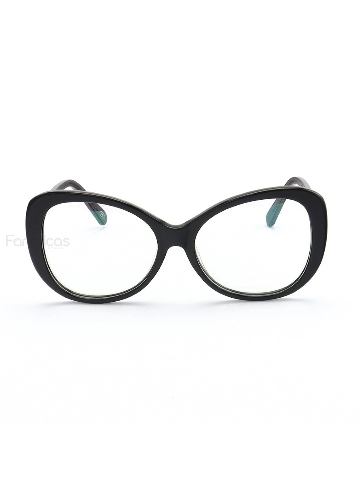Armação de Óculos Quadrada CL00110 Preto