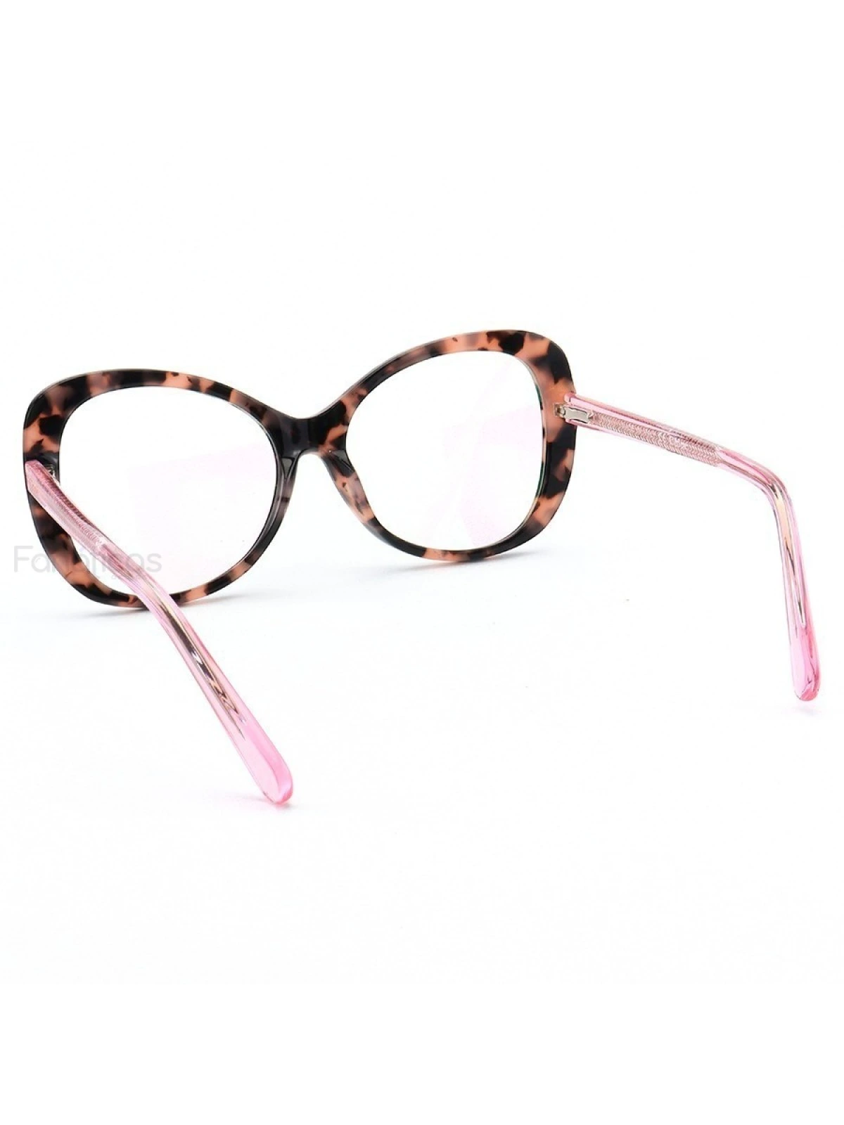 Armação de Óculos Quadrada CL00110 Rosa Tartaruga