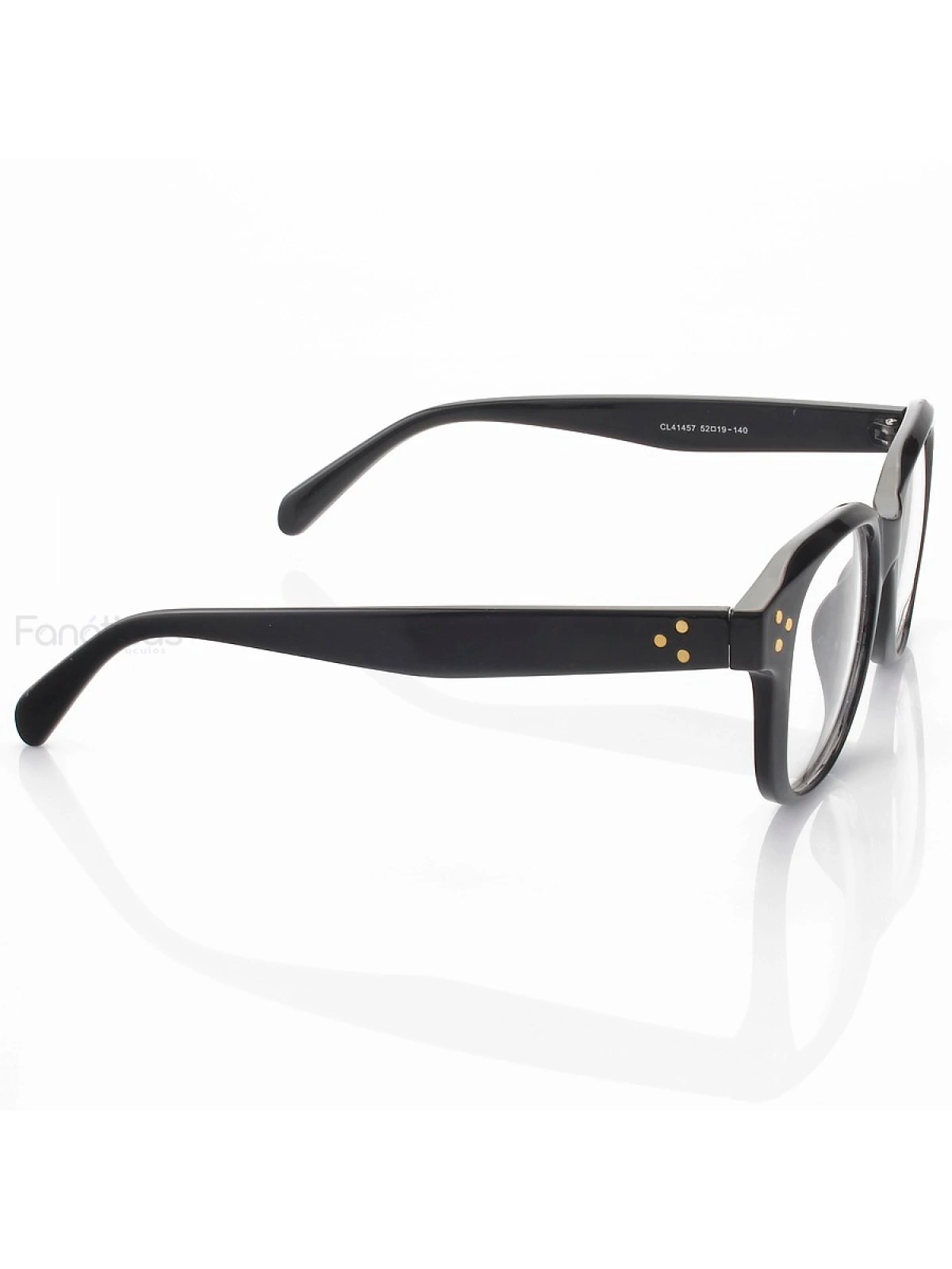Armação de Óculos Quadrada CL41457 Preto