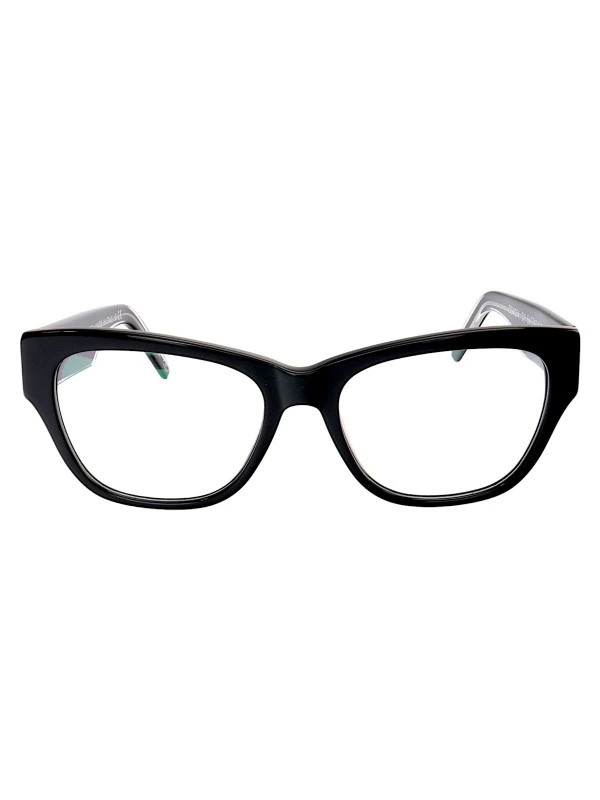 Armação de Óculos Quadrada D4054 Preto