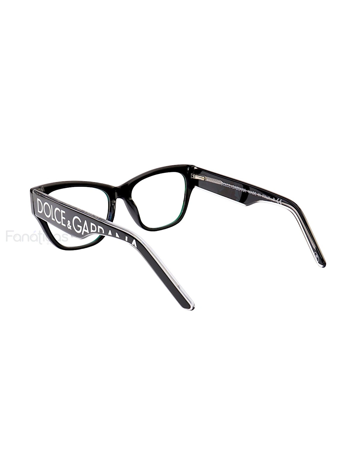 Armação de Óculos Quadrada D4054 Preto
