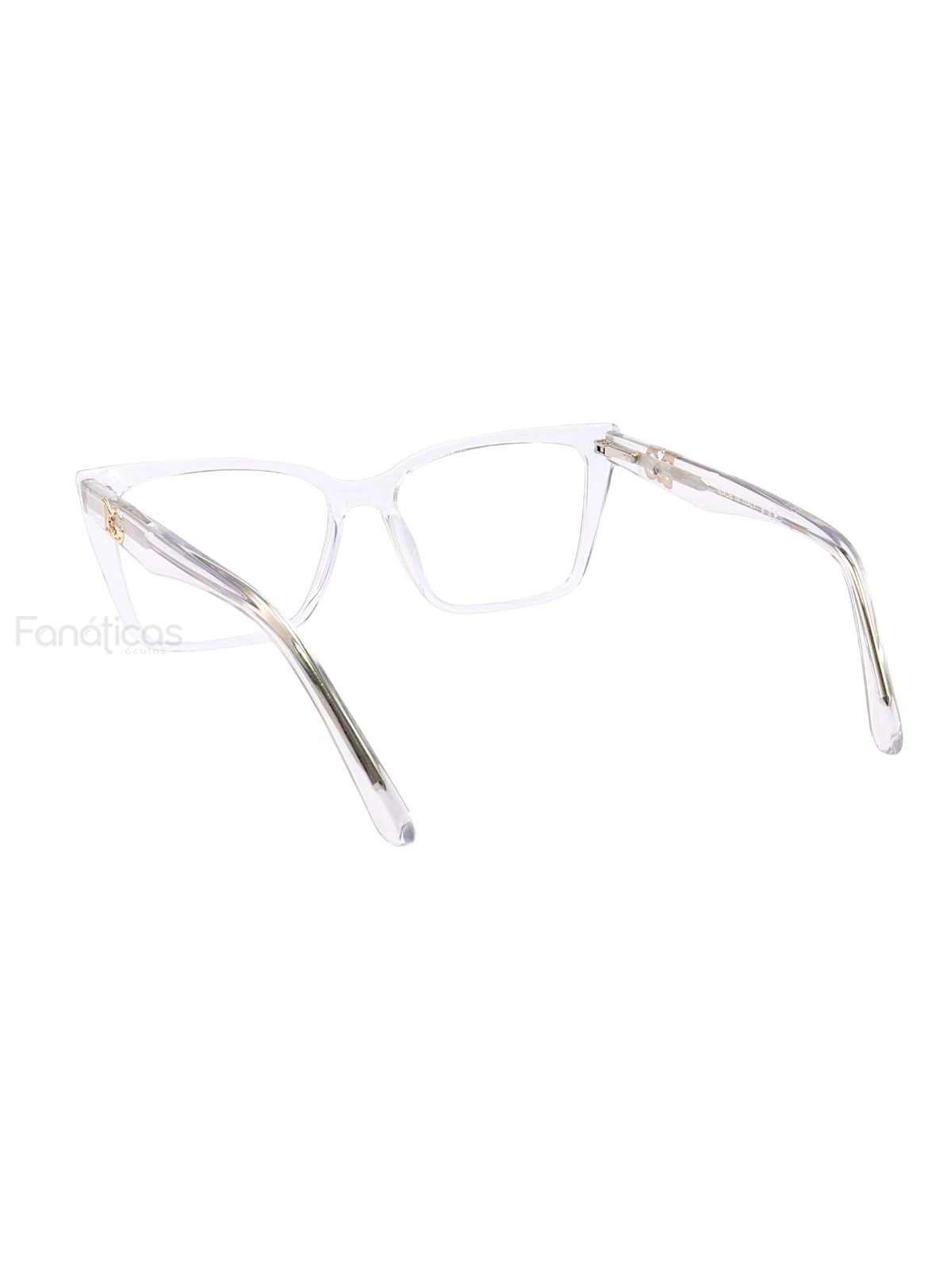 Armação de Óculos Quadrada DG5031 Acetato Transparente