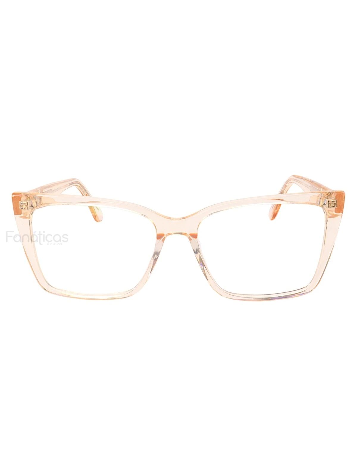 Armação de Óculos Quadrada DG5031 Creme Translucido