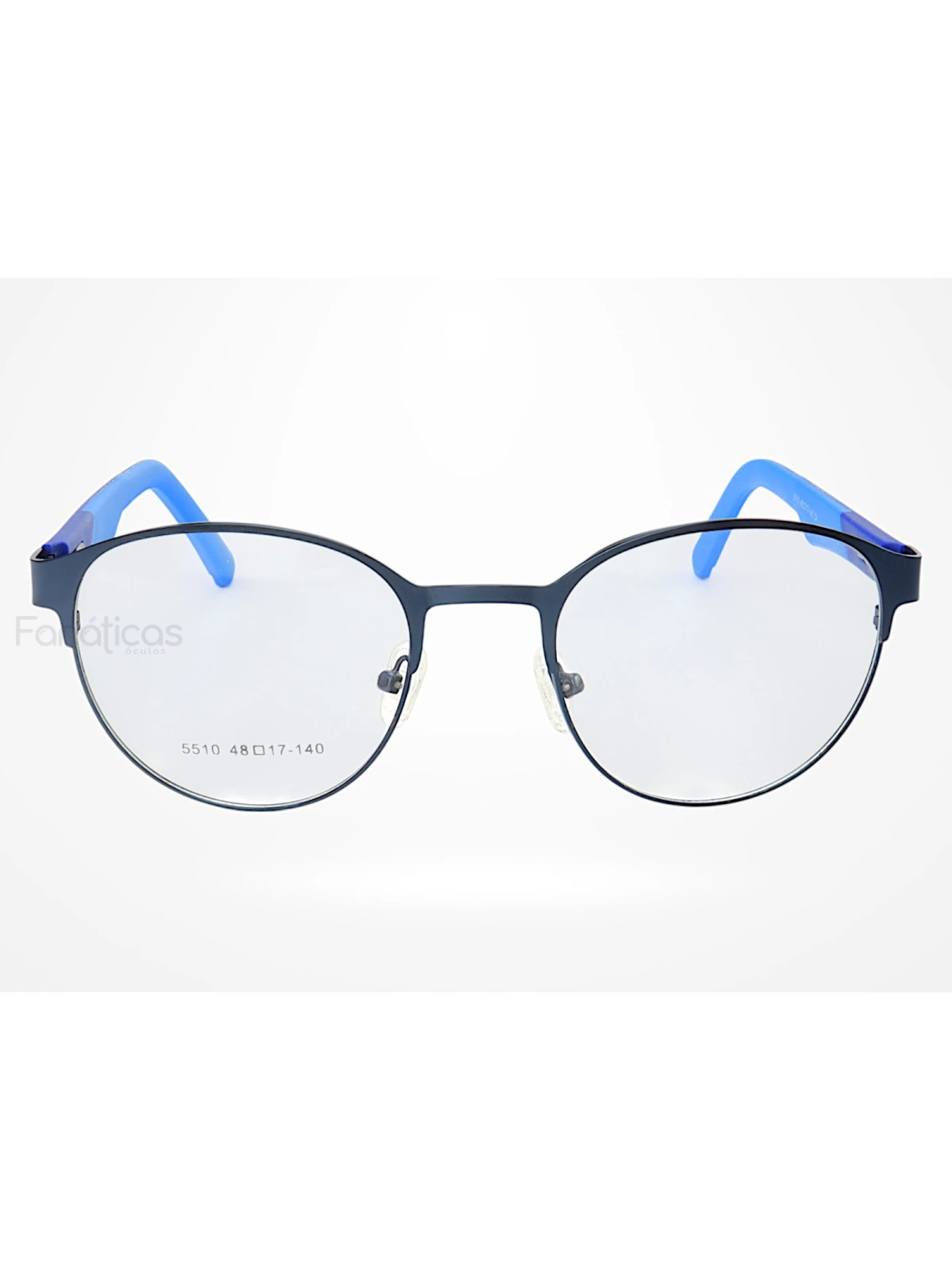 Armação de Óculos 5510 Redondo Azul