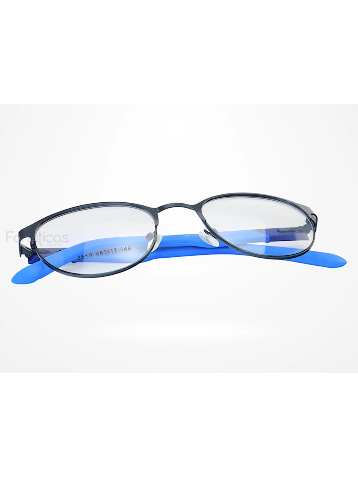 Armação de Óculos 5510 Redondo Azul